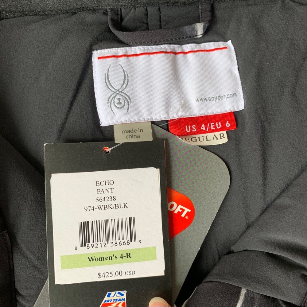 NWT Spyder Echo Ski Pant, Women’s 4R - Picture 8 of 16